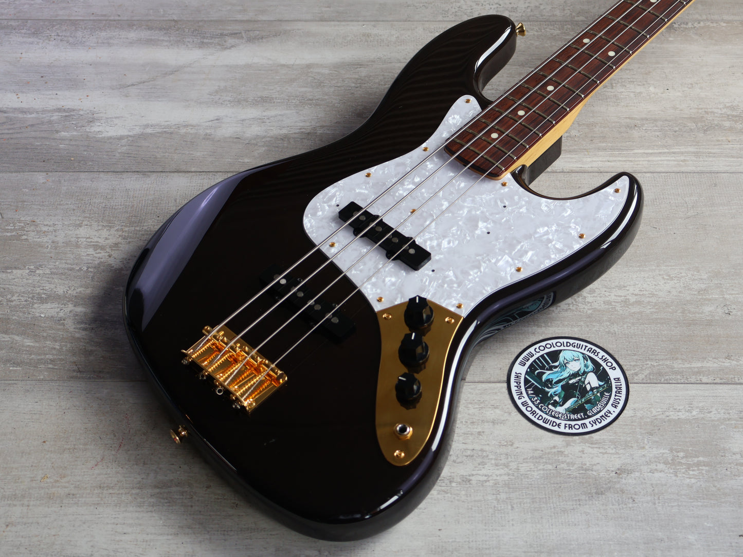 2017 Tokai Japan AJB112G Jazz Bass (See-Through Black)