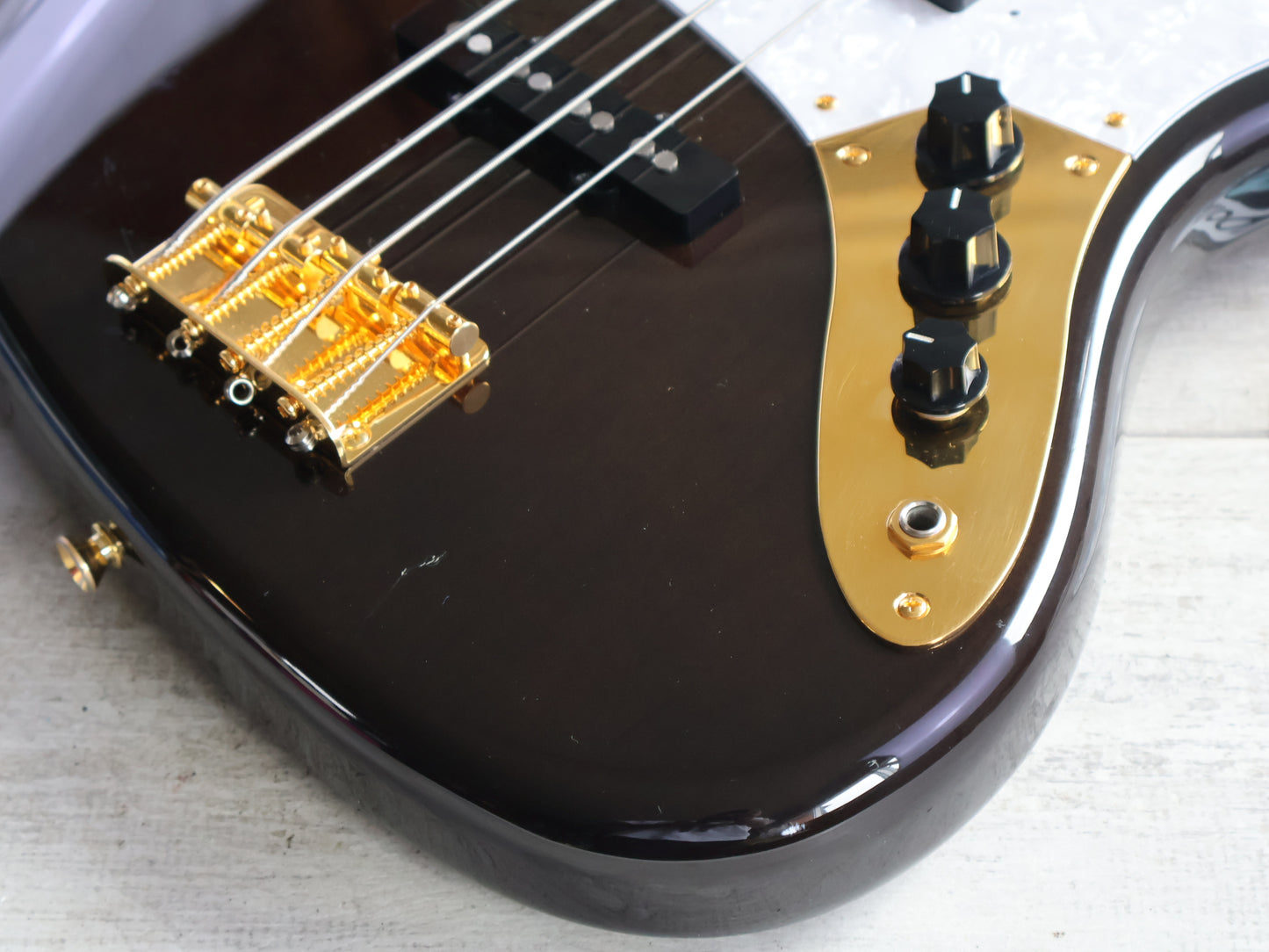 2017 Tokai Japan AJB112G Jazz Bass (See-Through Black)