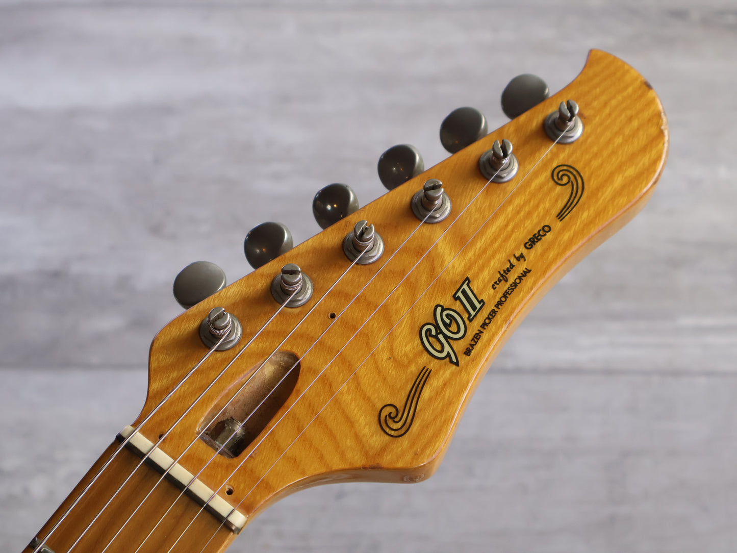 1979 Greco GOII 700 Neckthrough Electric Guitar w/Seymour Duncan's (Natural)