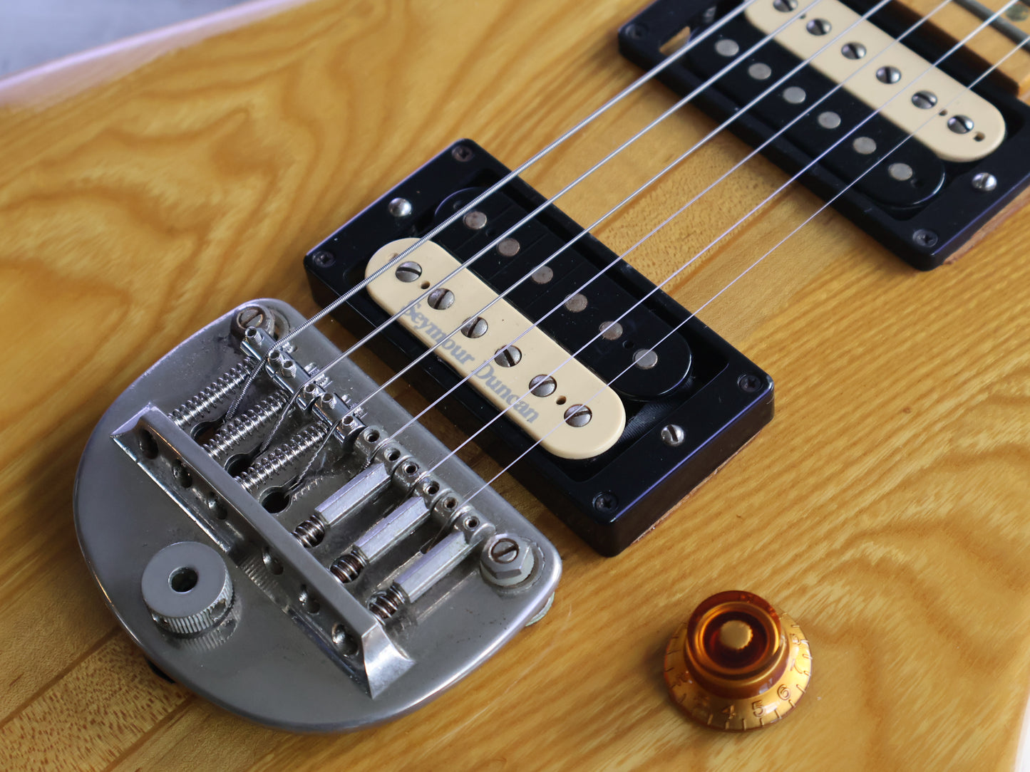 1979 Greco GOII 700 Neckthrough Electric Guitar w/Seymour Duncan's (Natural)