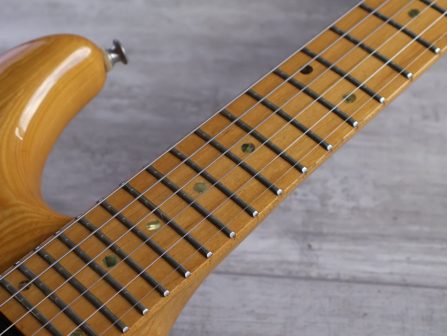 1979 Greco GOII 700 Neckthrough Electric Guitar w/Seymour Duncan's (Natural)