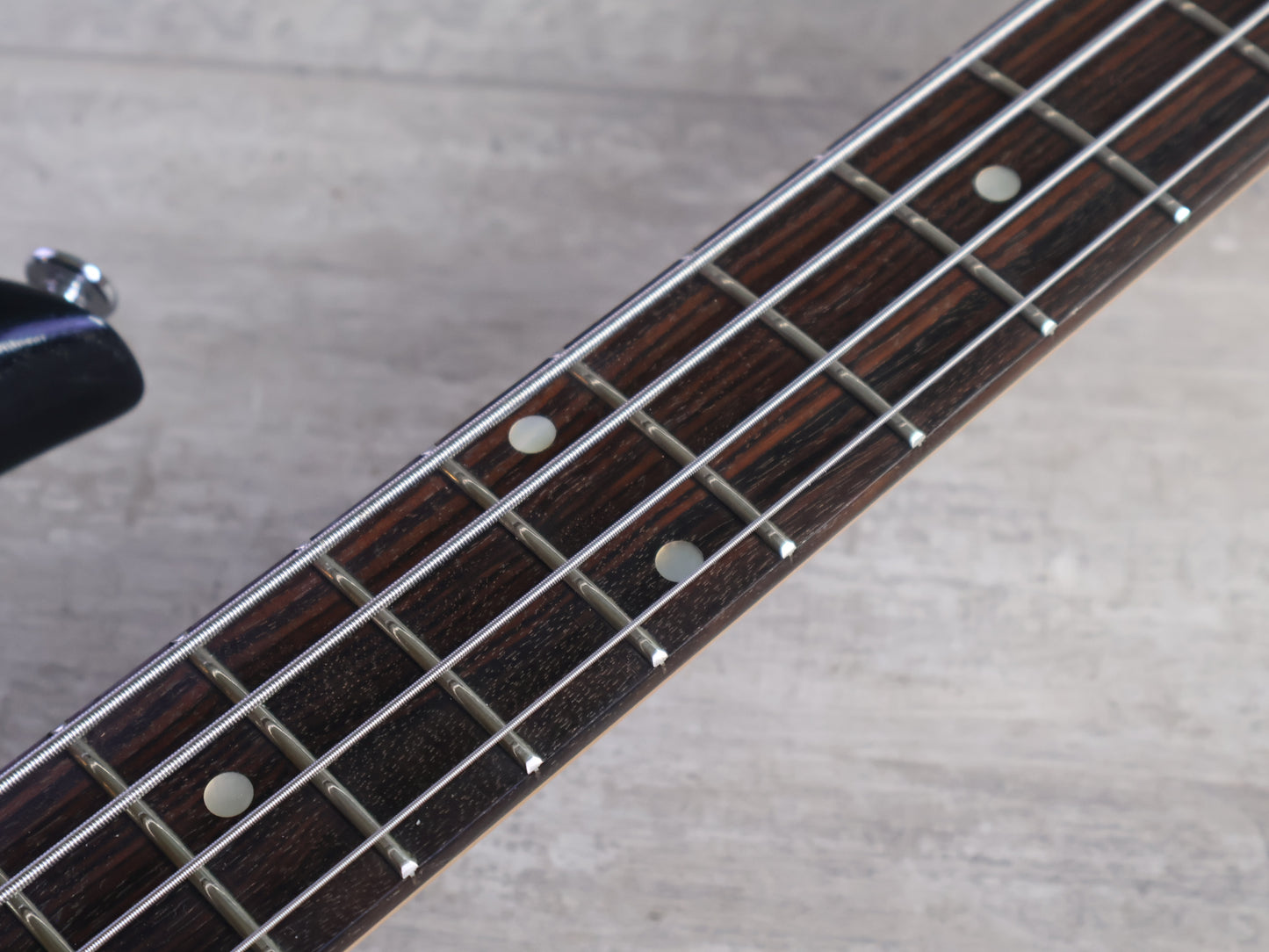 1985 Aria Pro II Japan SB-1000 Neckthrough Bass (Metallic Blue)