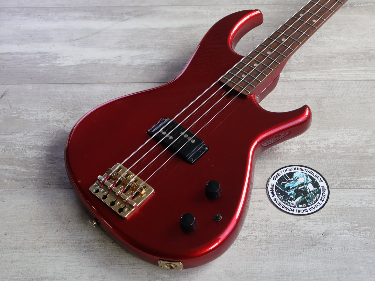 1983 Aria Pro II Japan RSB Deluxe Bass (Metallic Red)