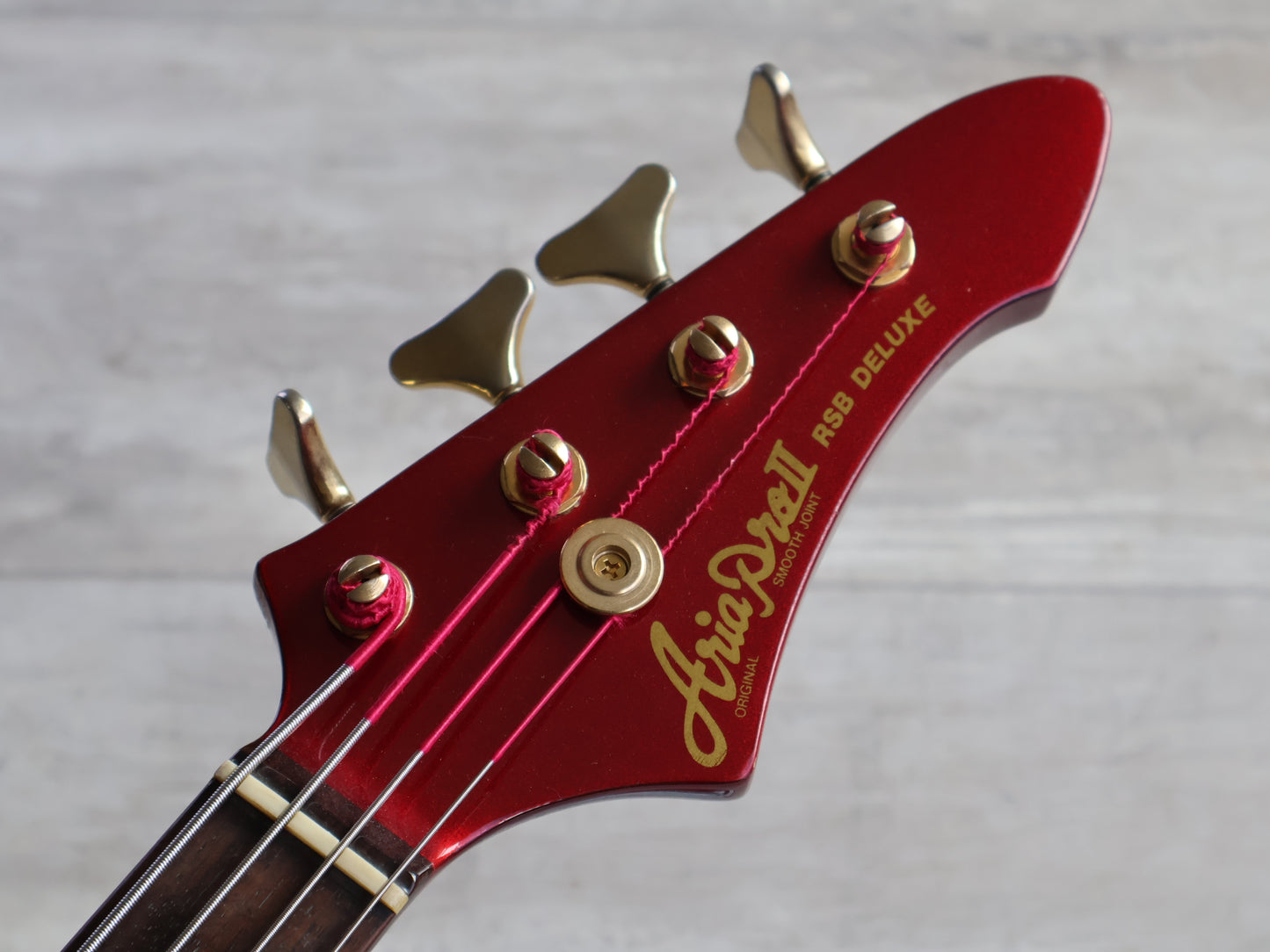 1983 Aria Pro II Japan RSB Deluxe Bass (Metallic Red)