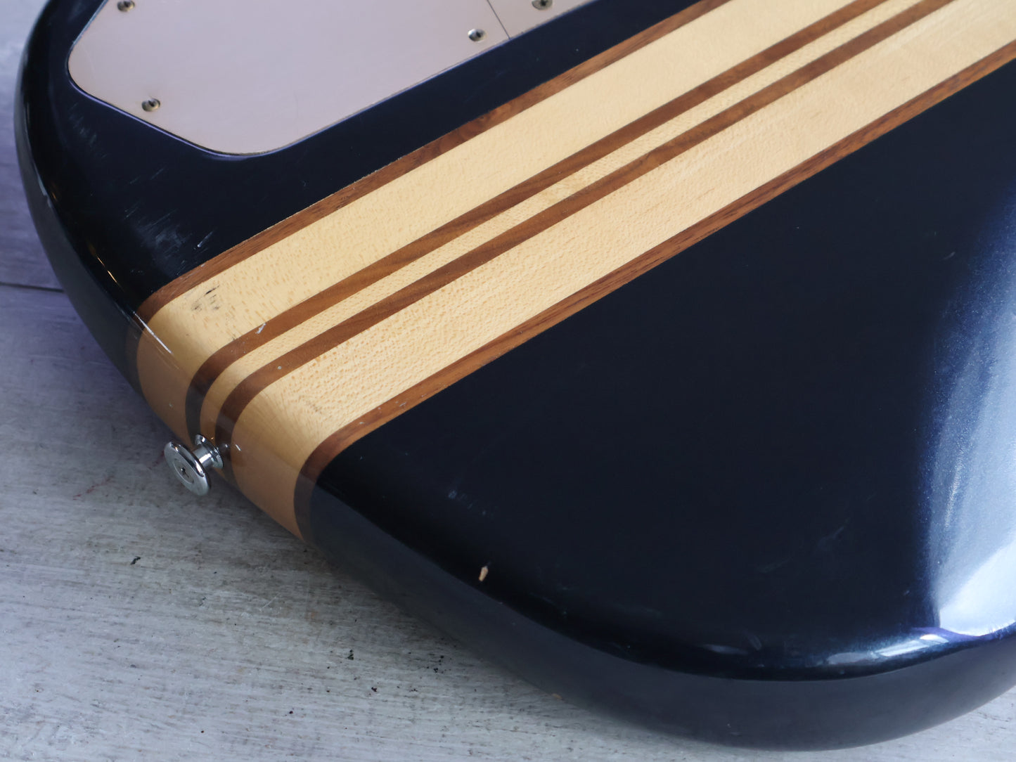 1985 Aria Pro II Japan SB-1000 Neckthrough Bass (Metallic Blue)