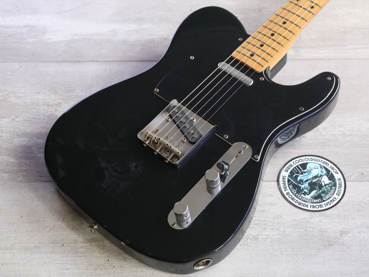 1988 Fender Japan TL72-53 "E Series" '72 Reissue Telecaster (Black)