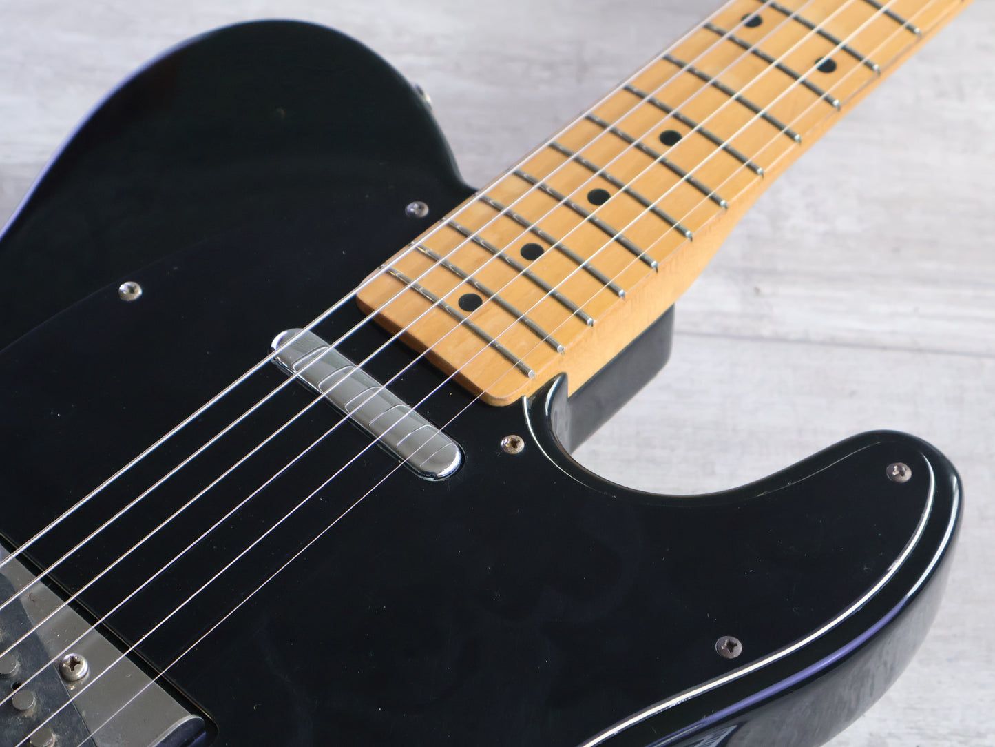 1988 Fender Japan TL72-53 "E Series" '72 Reissue Telecaster (Black)