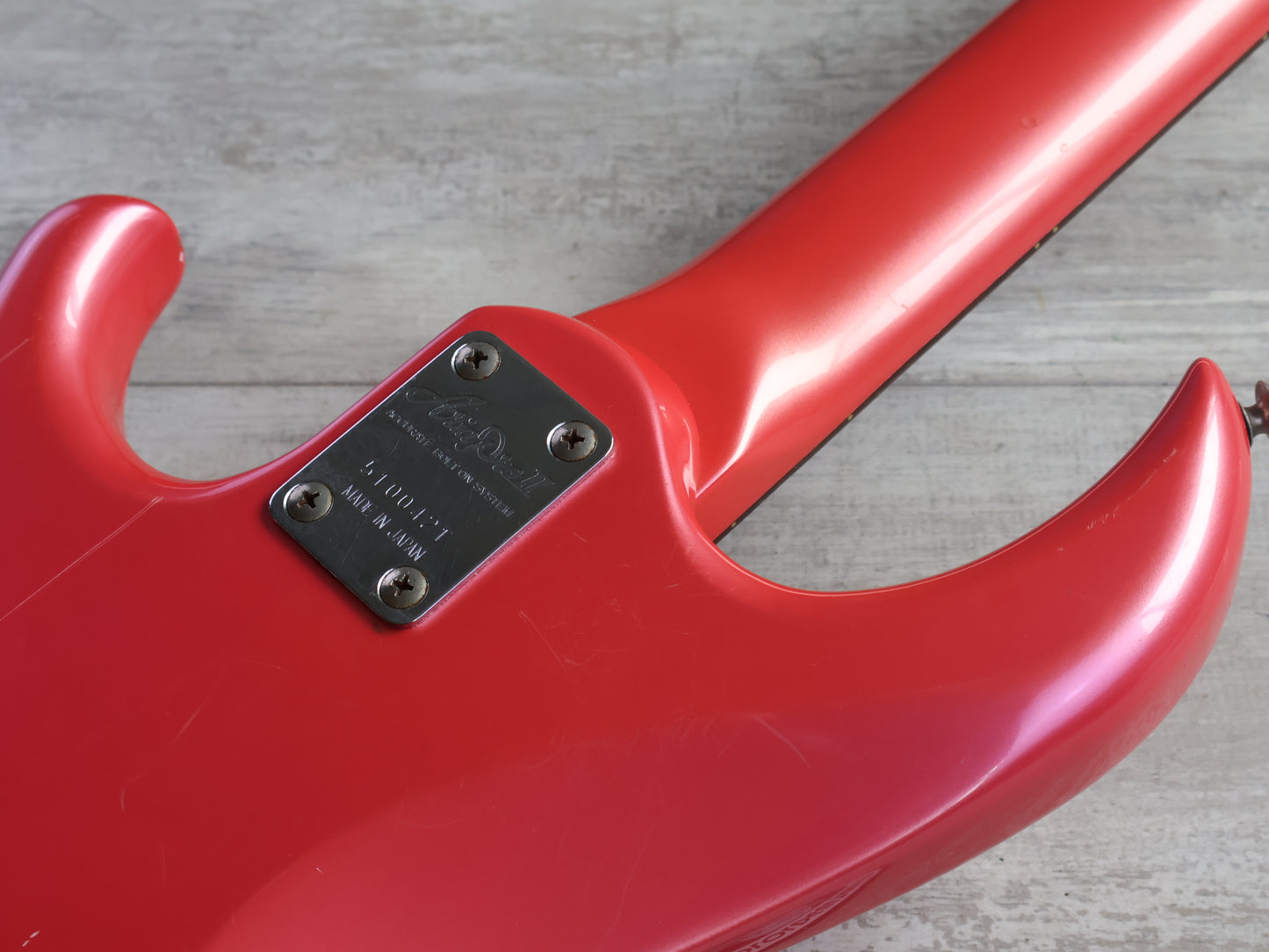 1985 Aria Pro II Japan (Matsumoku) RSB-Medium II Bass (Faded Pink)