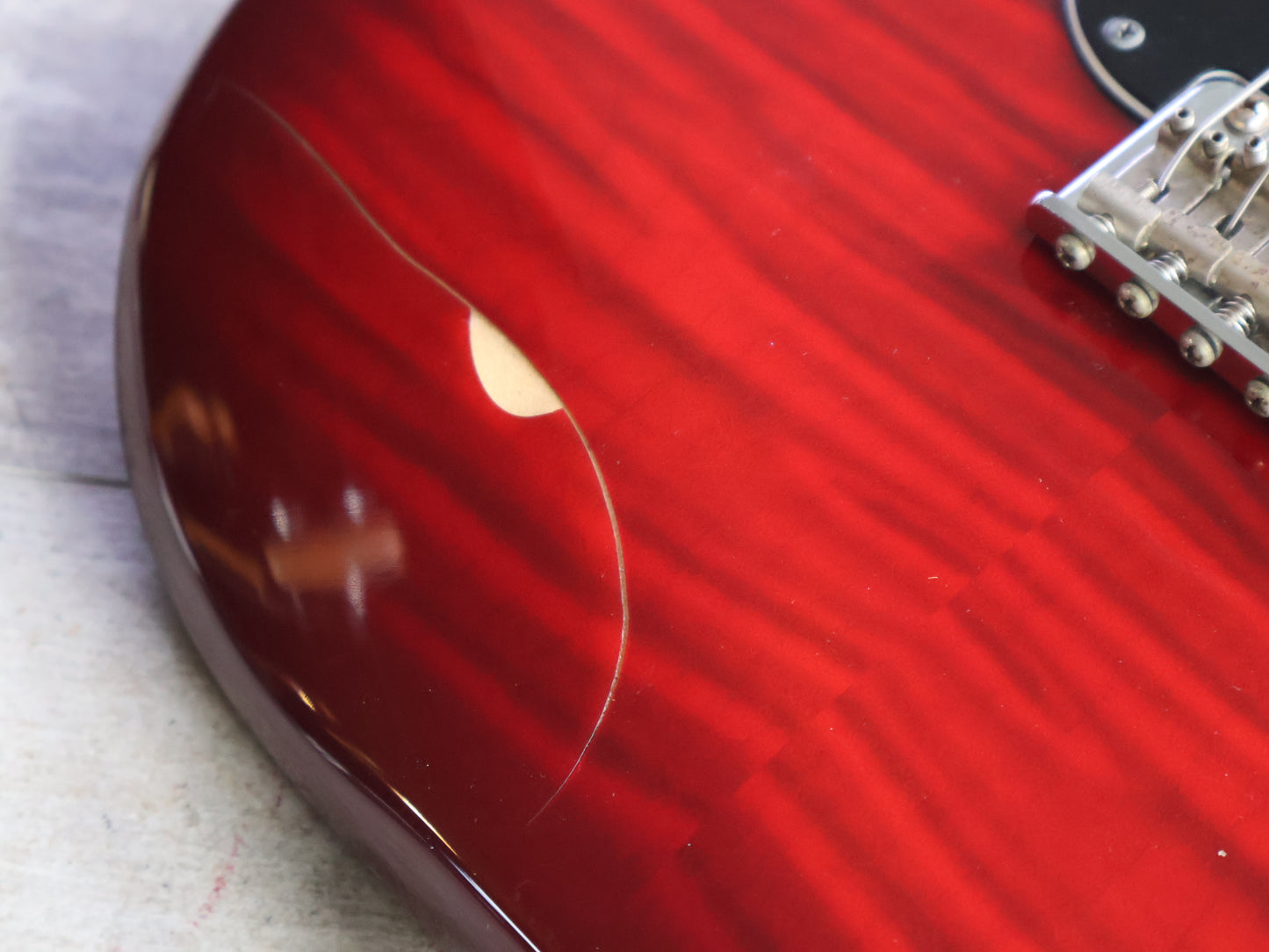 1992 Squier Japan SST-33 "Silver Series" Stratocaster (Redburst Fotoflame)