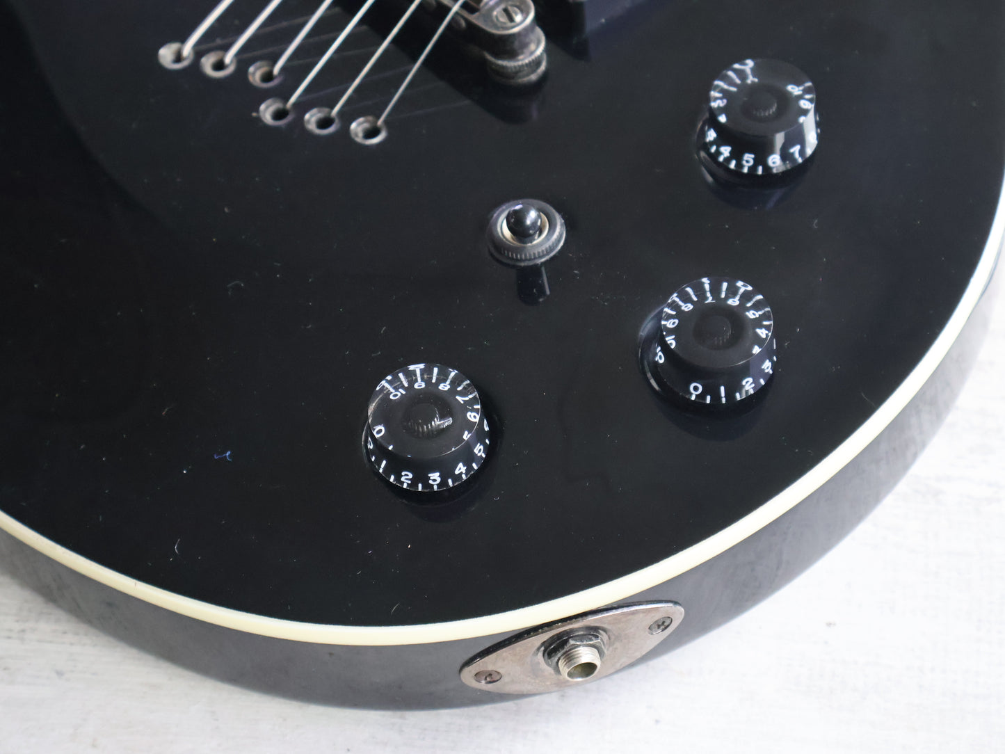 2002 Schecter Diamond Series Scorpion Tribal Baritone (Black)