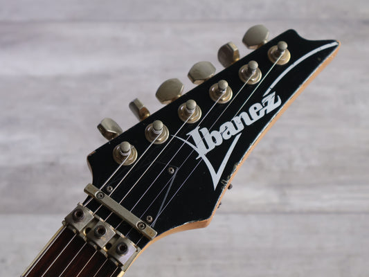 1988 Ibanez Japan RG670 HSS Superstrat w/Fernandes Sustainer (Pearl White)