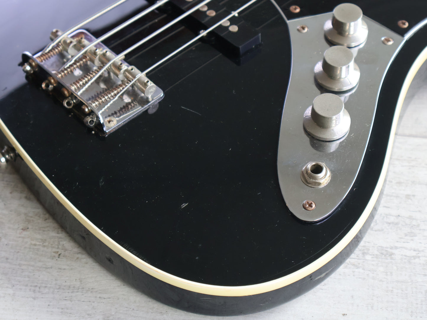 2010 Fender Japan Aerodyne PJ Jazz Bass (Black)