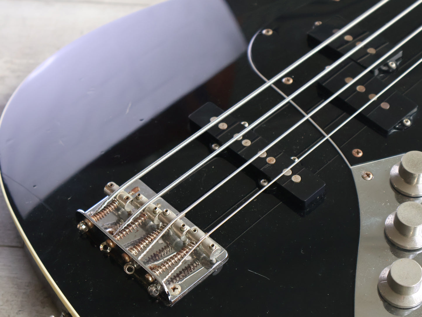 2010 Fender Japan Aerodyne PJ Jazz Bass (Black)