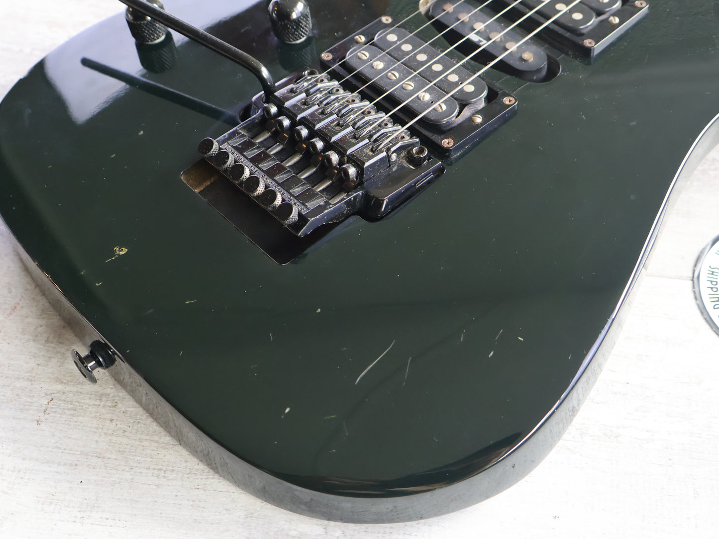 1995 Ibanez Japan RG570L LH Left Handed Superstrat w/Dimarzio's (Black)