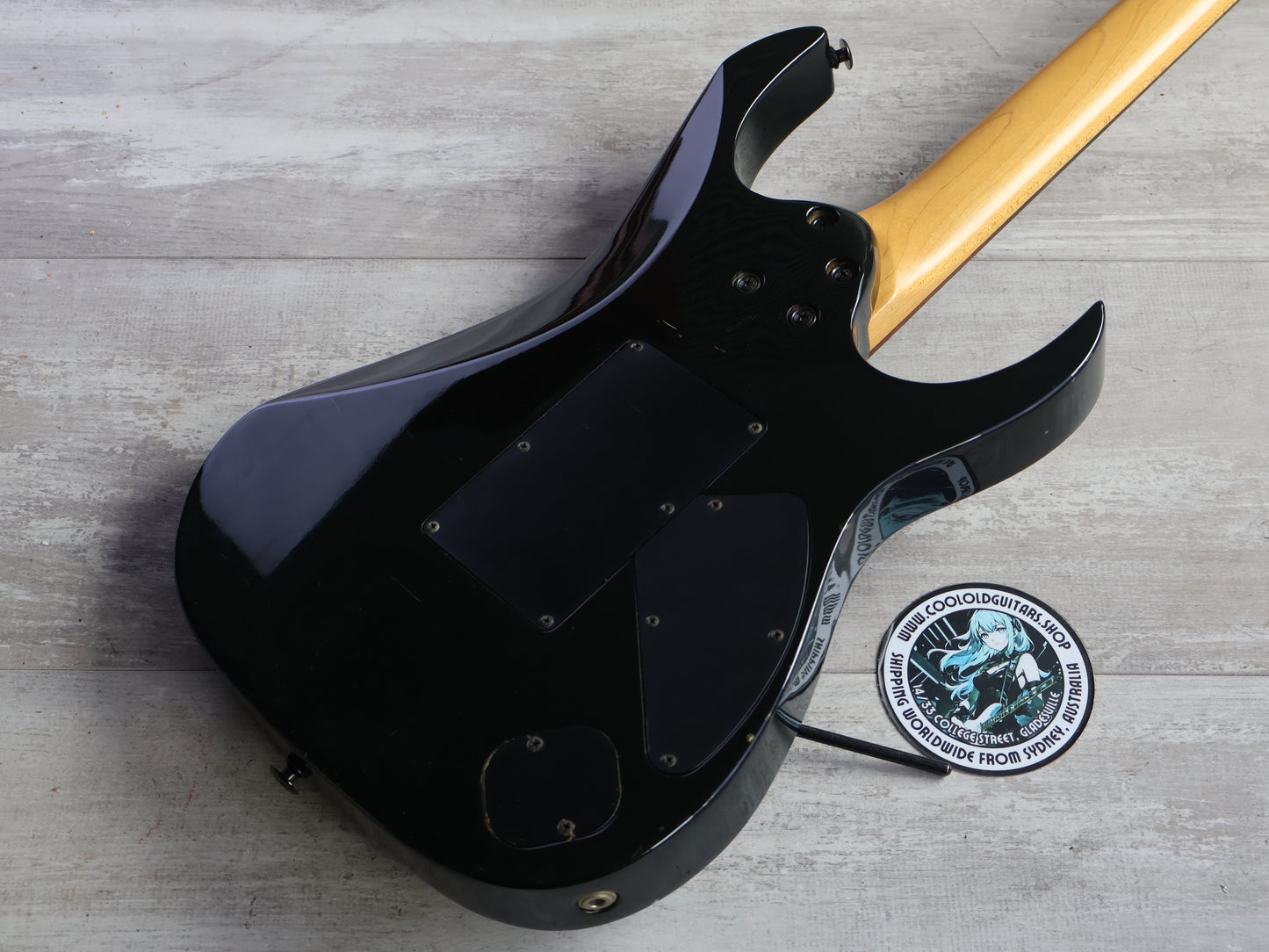 1995 Ibanez Japan RG570L LH Left Handed Superstrat w/Dimarzio's (Black)