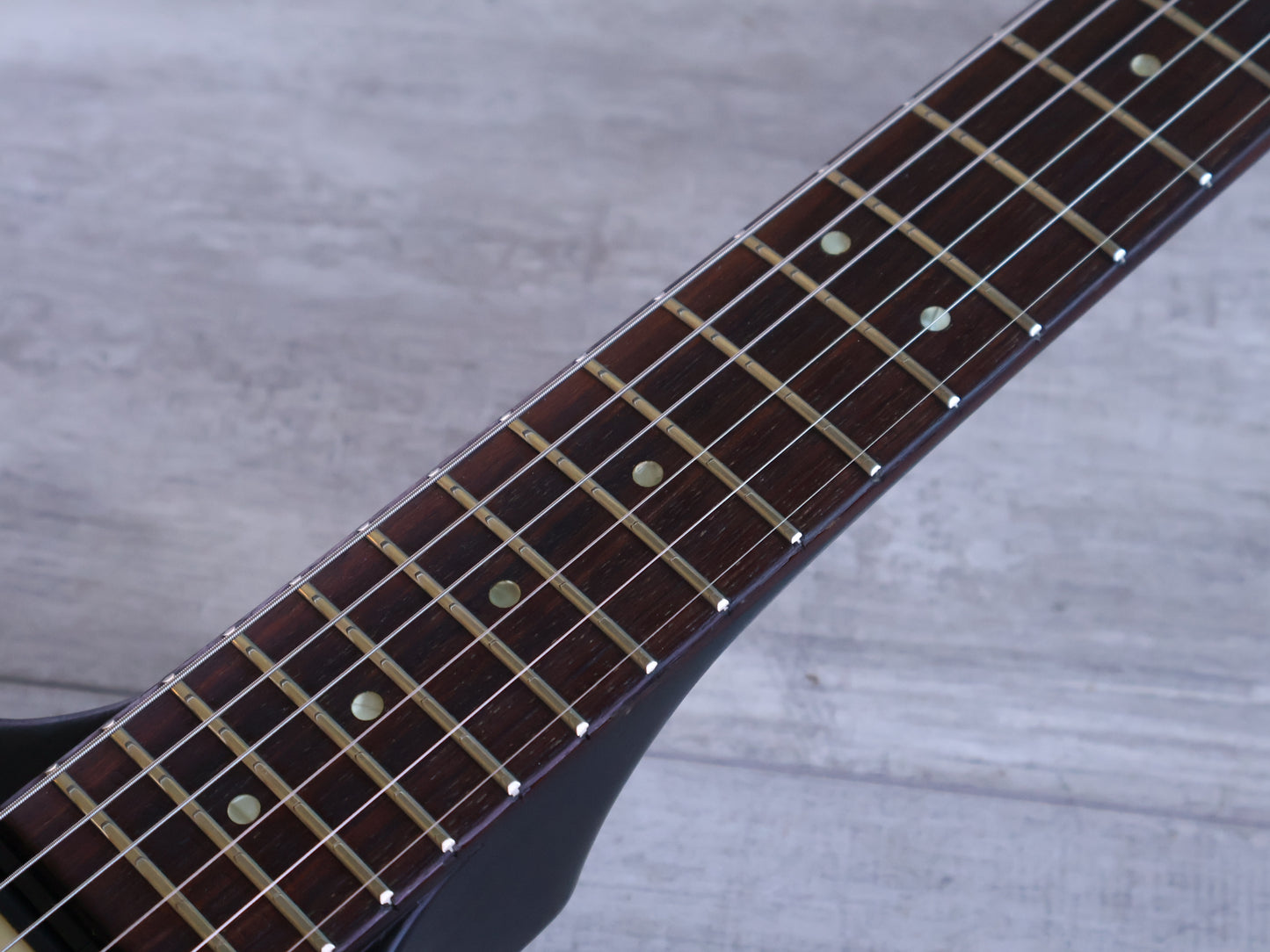 1976 Yamaha Japan SX-60 "Devil's Head" Double Cutaway (Black)