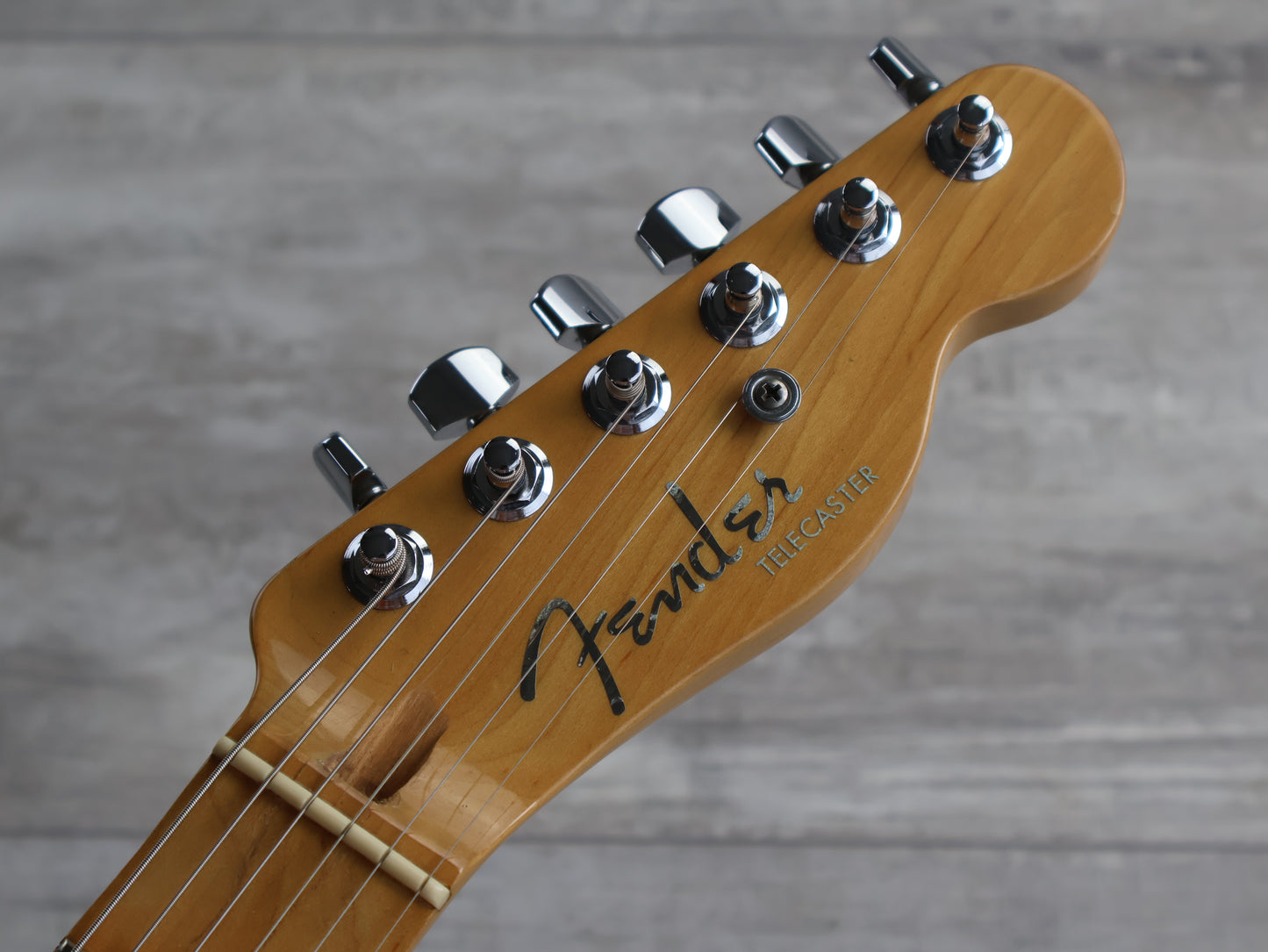 1999 Fender USA American Deluxe Power Telecaster w/Fishman - Scalloped (Sunburst)