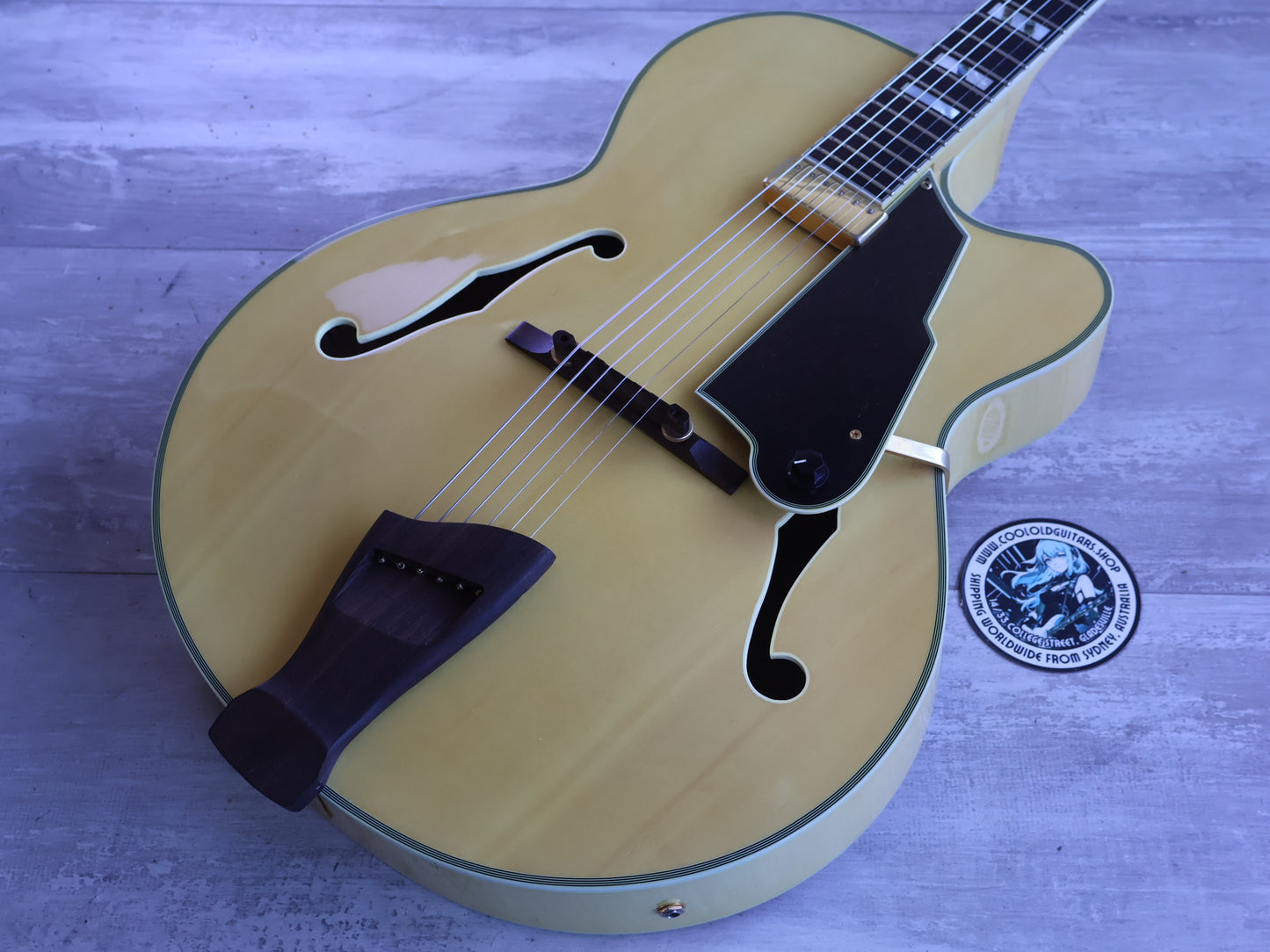 1990's Antique Noel AJG-980 Jazz Box Hollowbody (Natural)