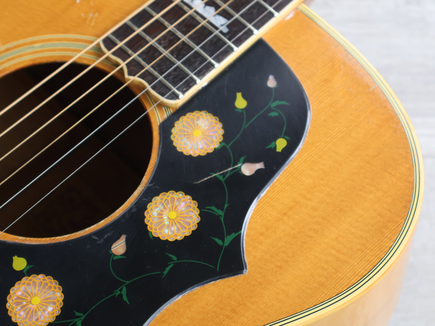 1970's Aria Japan Model 9290 SJ-200 Jumbo Acoustic (Natural)