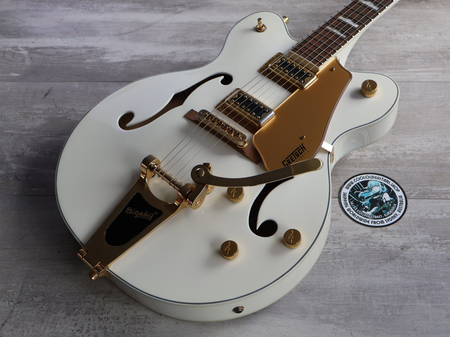 2023 Gretsch G5422TG Electromatic Classic HollowBody Double-Cut w/Bigsby (White)