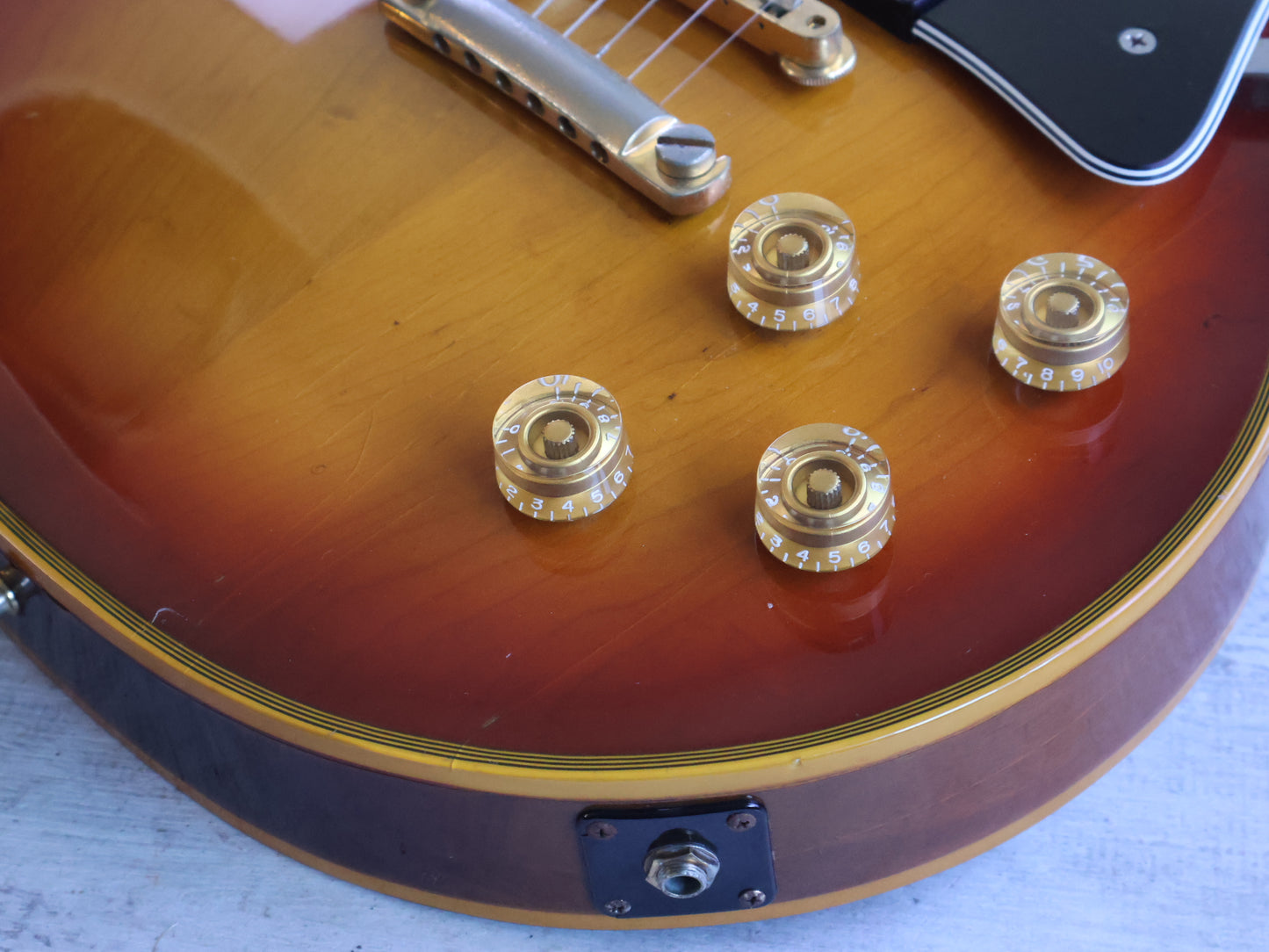 1976 Greco Japan EG-1000R Les Paul Custom (Cherry Sunburst)