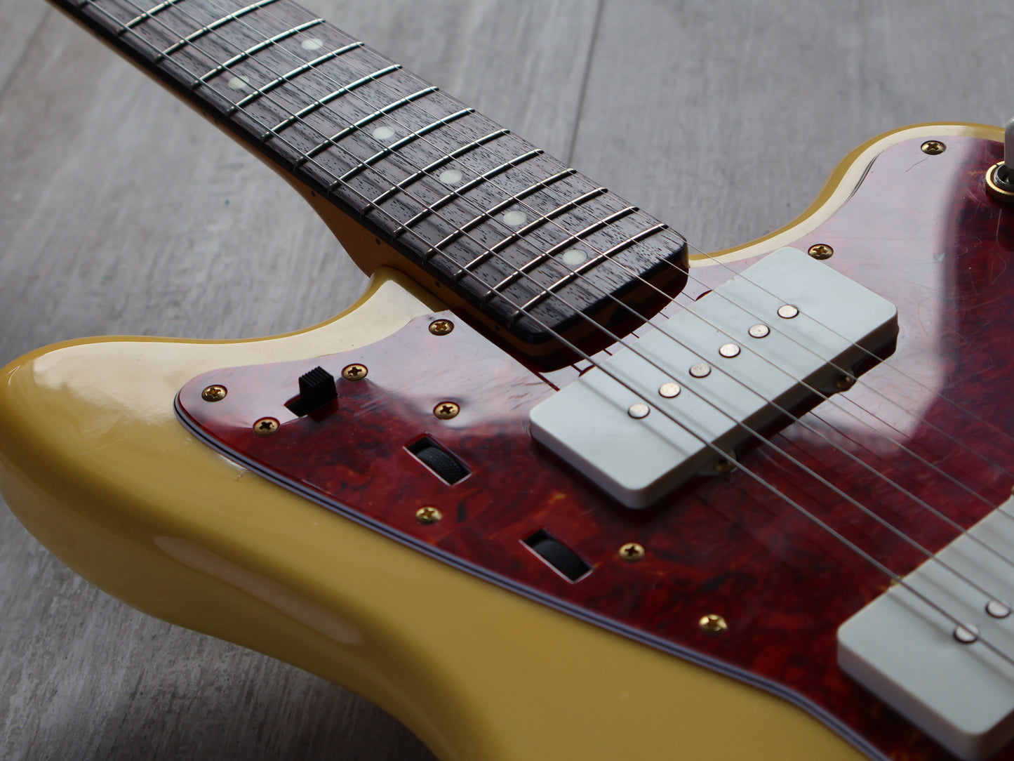 1994 Fender Japan JM66G EX Limited Edition Jazzmaster (Transparent Blonde)