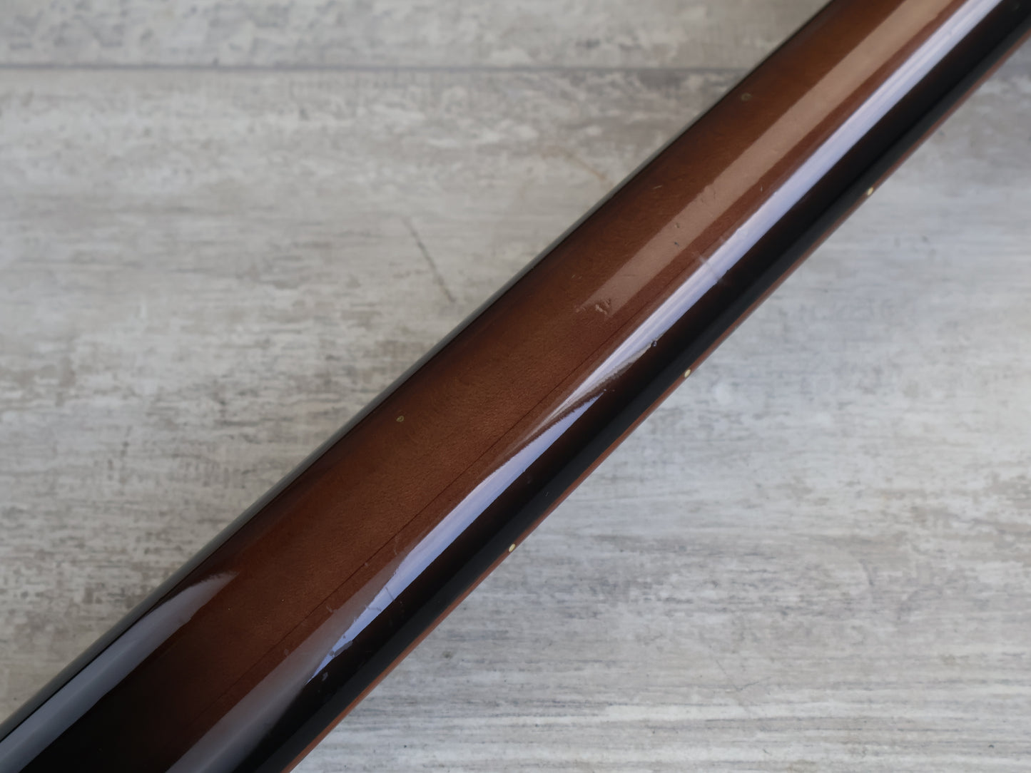 1990's Greco Japan TV-SE Double Cutaway Medium Scale Bass (Black Brown Burst)