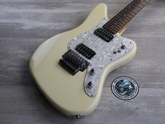 2000's Edwards Japan E-7-90JG 7-String Jaguar w/Floyd Rose (White)