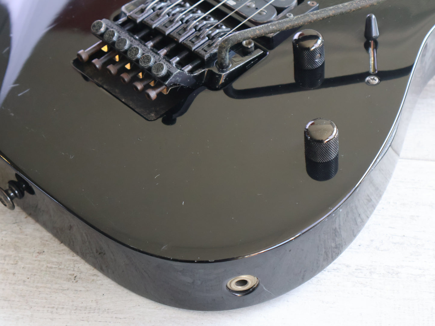 1989 Ibanez Japan RG560 HSS Superstrat (Black)