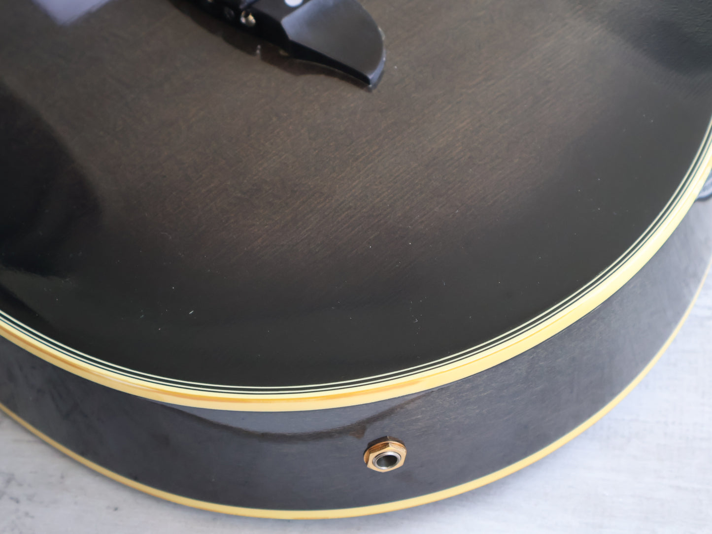 1990 Greco GEB-1000 Acoustic Bass (Charcoal Burst)