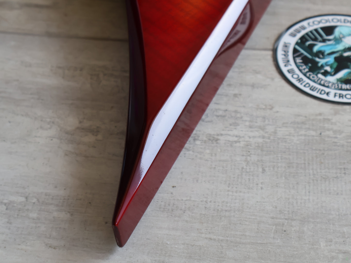 1996 Grover Jackson Japan KV-c.u.65 King V Flying V (Cherry Sunburst)