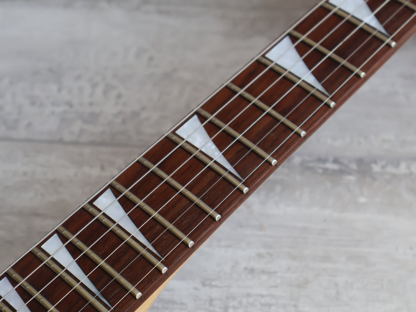 1996 Grover Jackson Japan KV-c.u.65 King V Flying V (Cherry Sunburst)