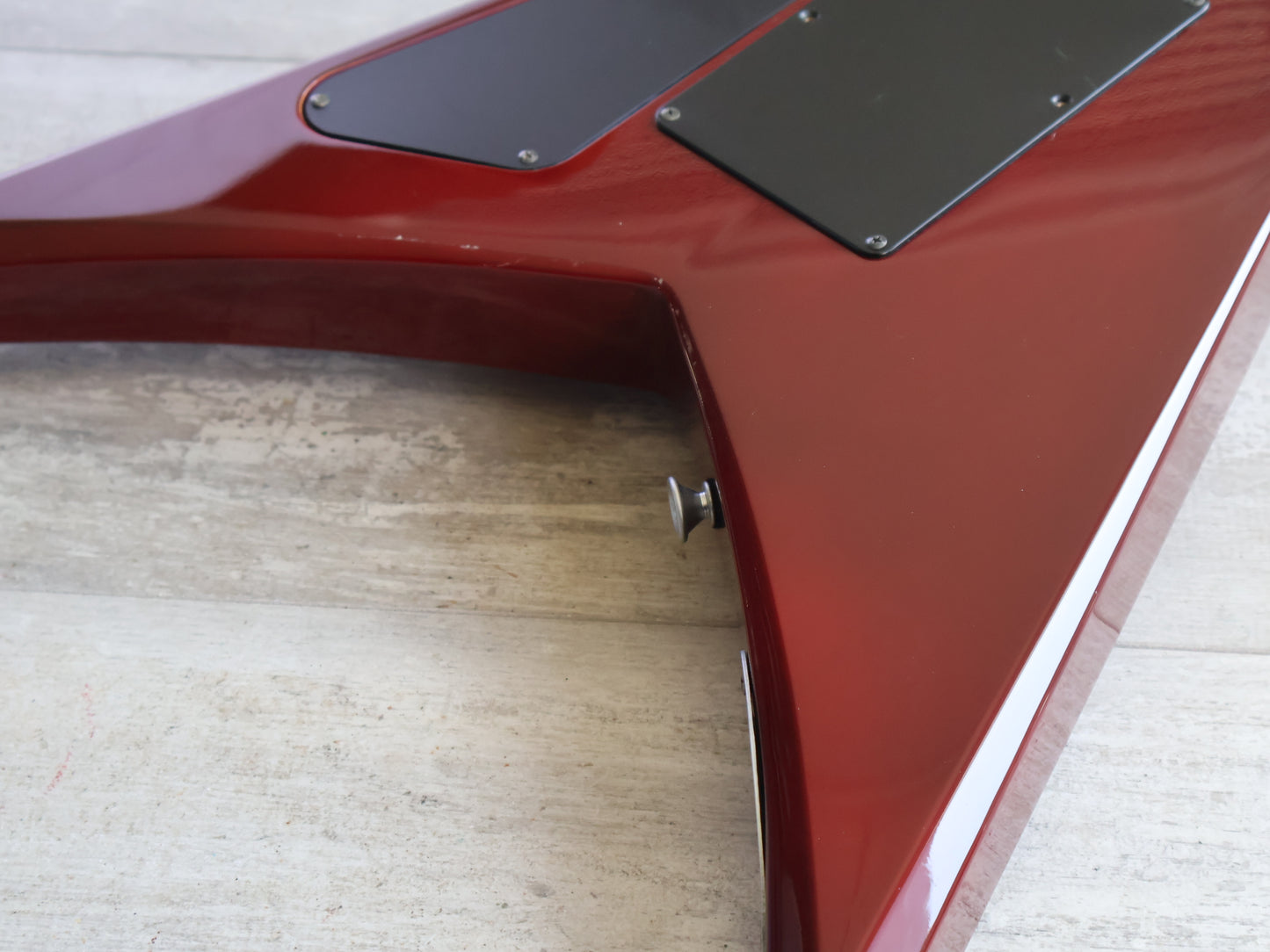 1996 Grover Jackson Japan KV-c.u.65 King V Flying V (Cherry Sunburst)