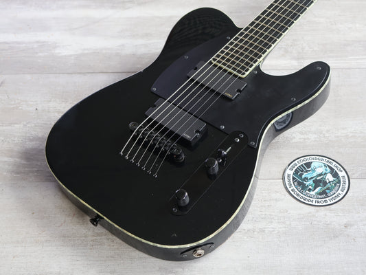 2013 ESP Japan E-II T-B7 Baritone 7-String Telecaster (Black)