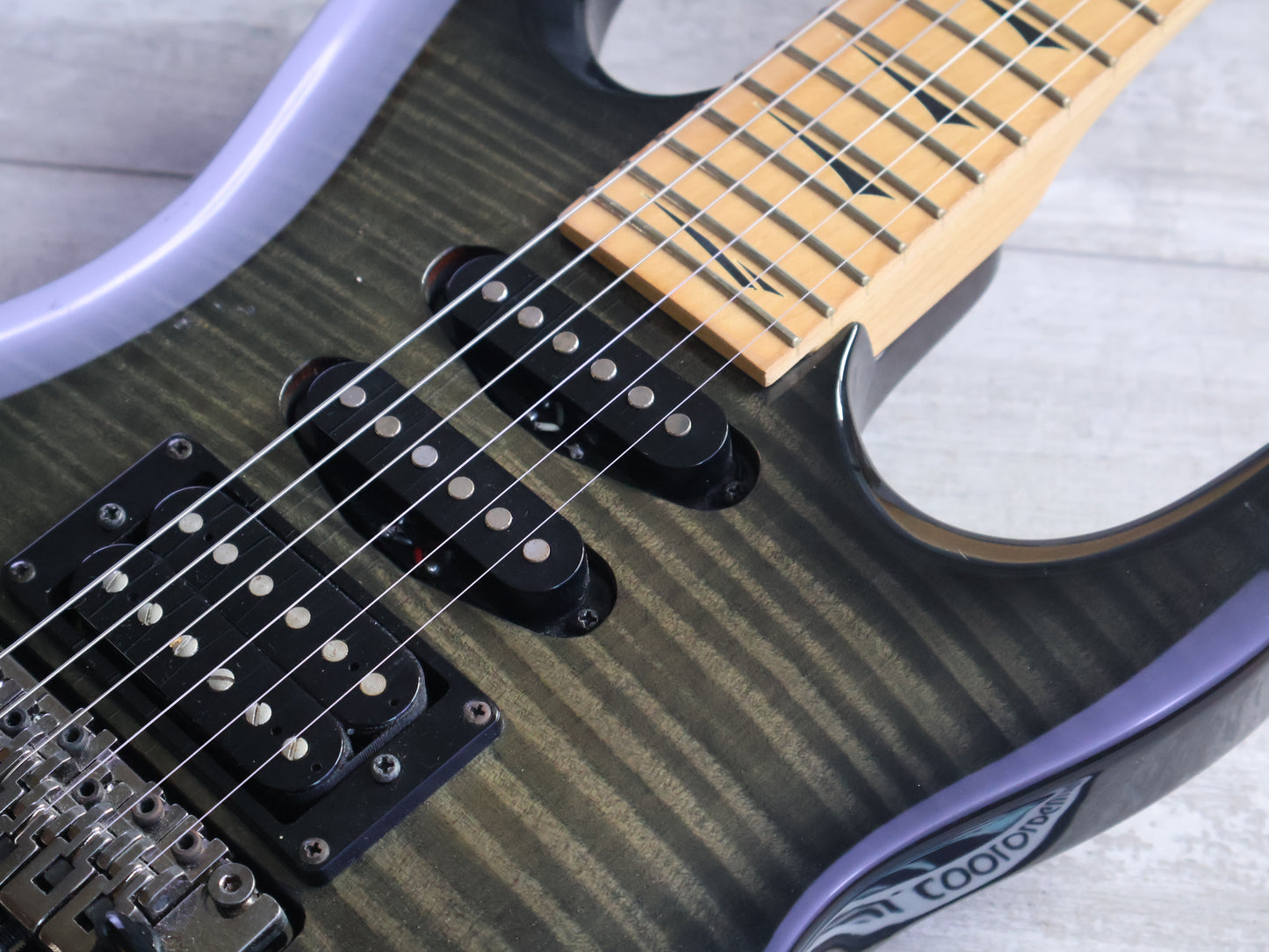 2013 Kramer SC211 Striker Custom FR Superstrat (Transparent Grey)