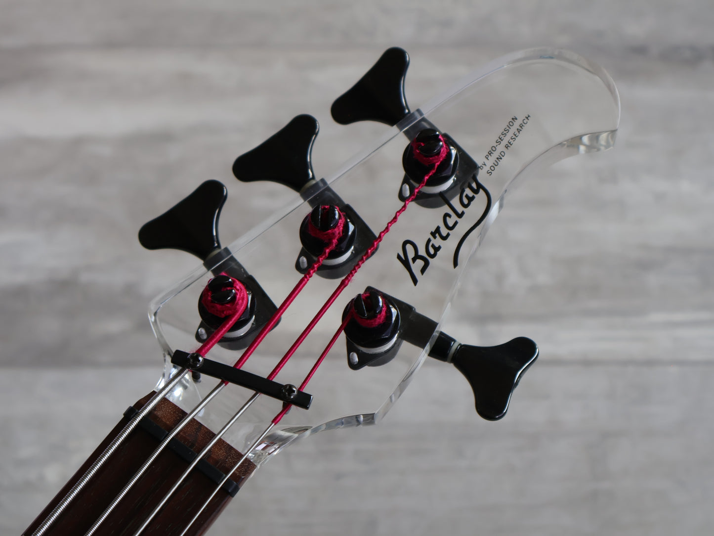 Barclay Acrylic Bass Guitar