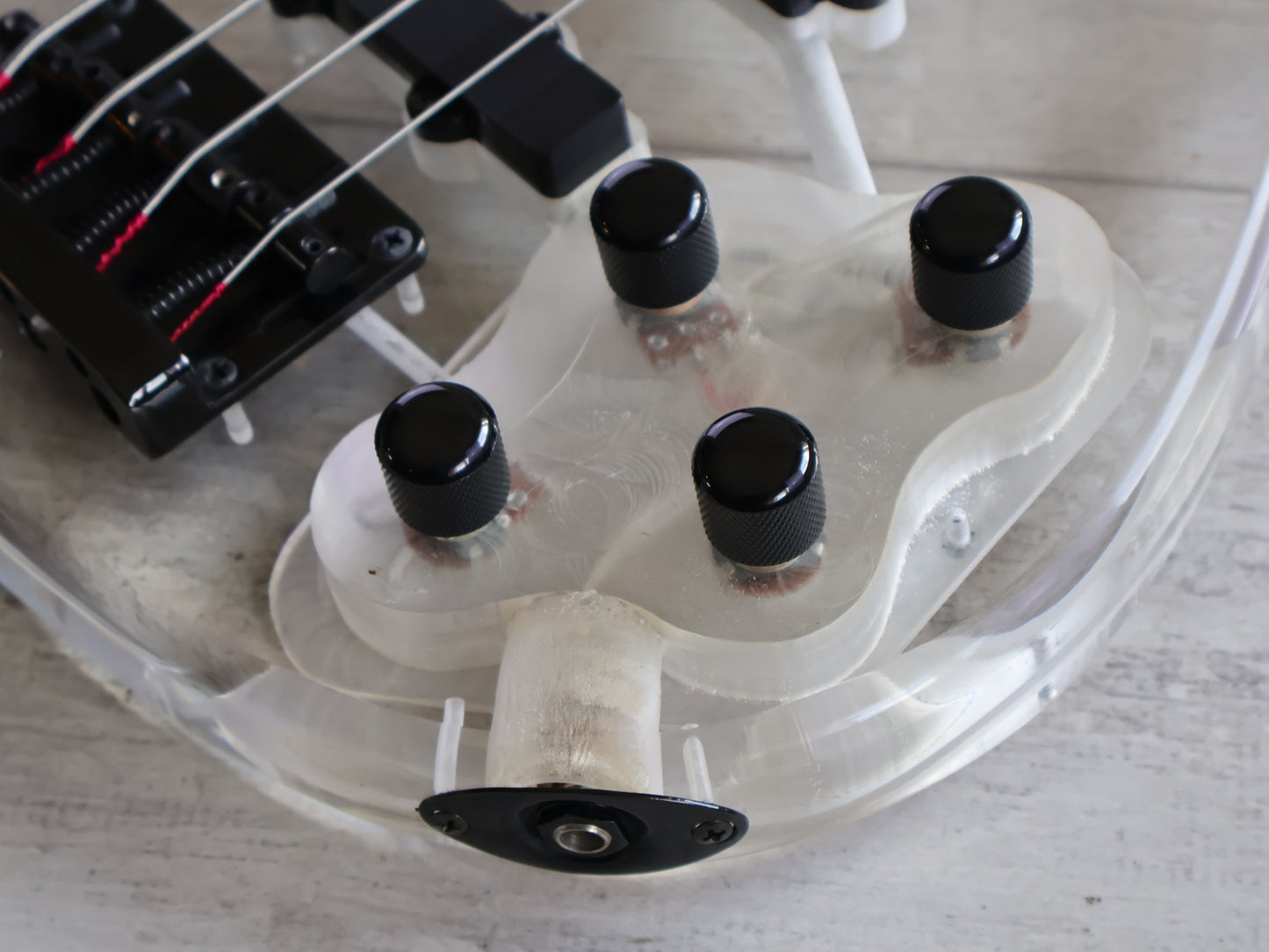 Barclay Acrylic Bass Guitar