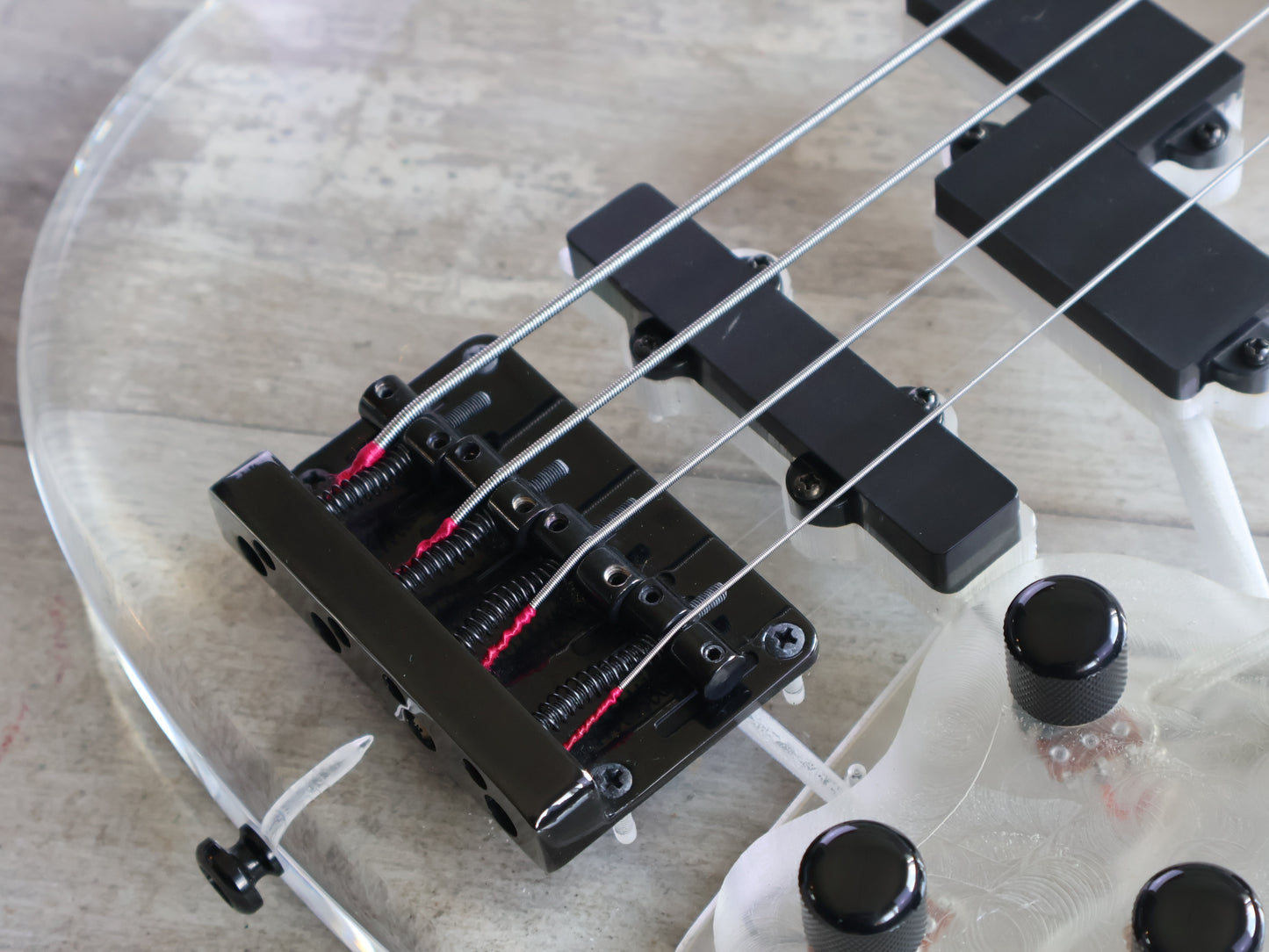 Barclay Acrylic Bass Guitar