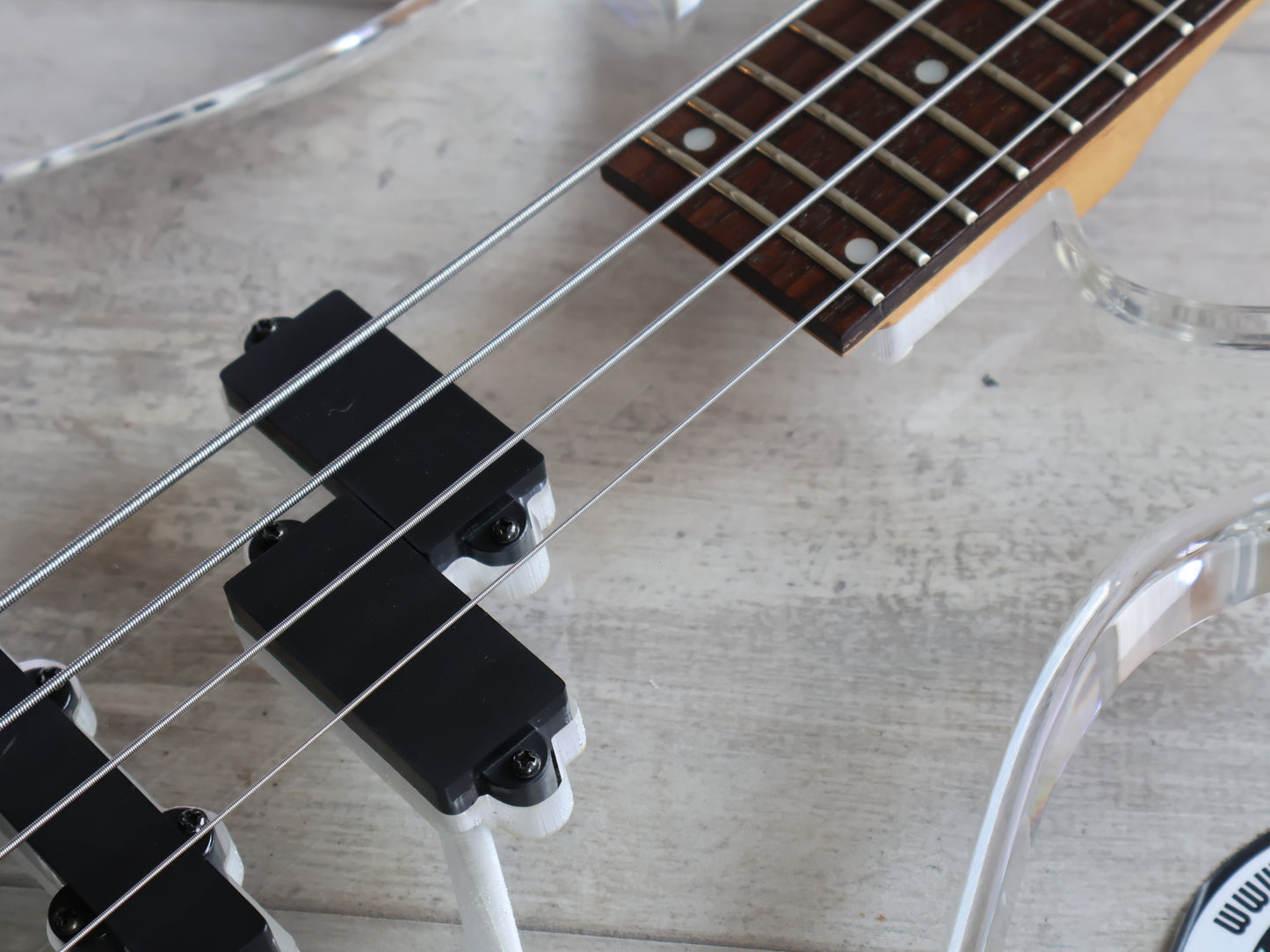 Barclay Acrylic Bass Guitar