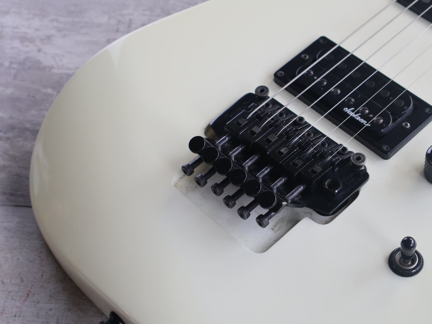 1991 Charvel Jackson Japan SDK-070-SH Super Dinky (White)