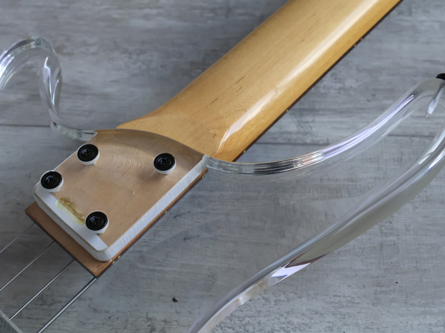 Barclay Acrylic Bass Guitar