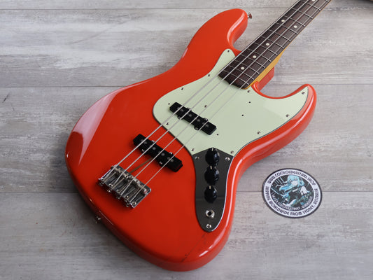 2002 Fender Japan JB62-58 '62 Reissue Jazz Bass (Fiesta Red)