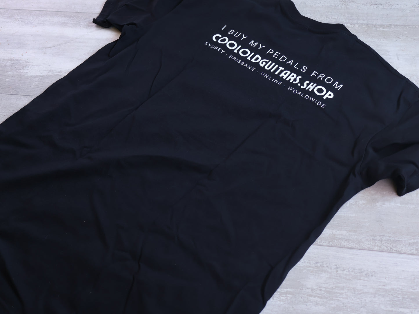 "Ask Me About My Pedalboard" Men's T-Shirt (Black)