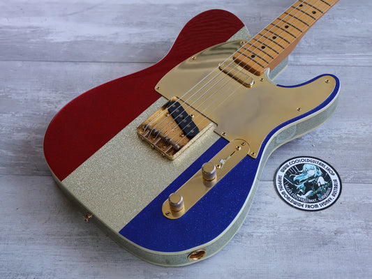 2024 Fender Limited Edition Buck Owens Telecaster (Red Silver & Blue Sparkle)