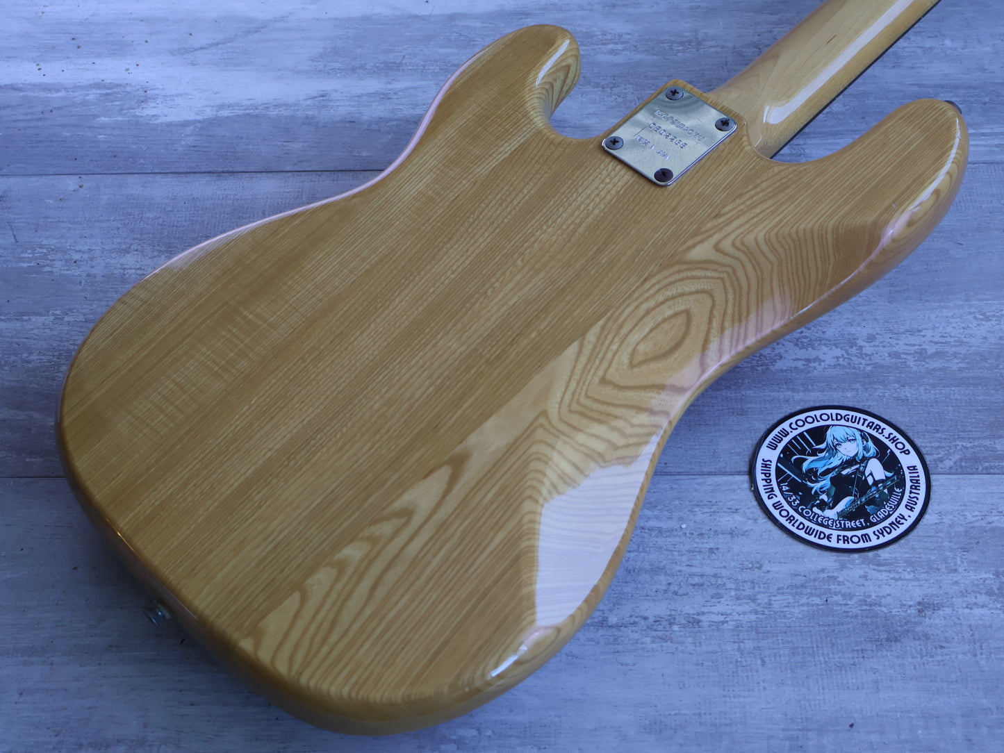1980 Aria Pro II Japan PB-600 Primary Precision Bass (Natural)