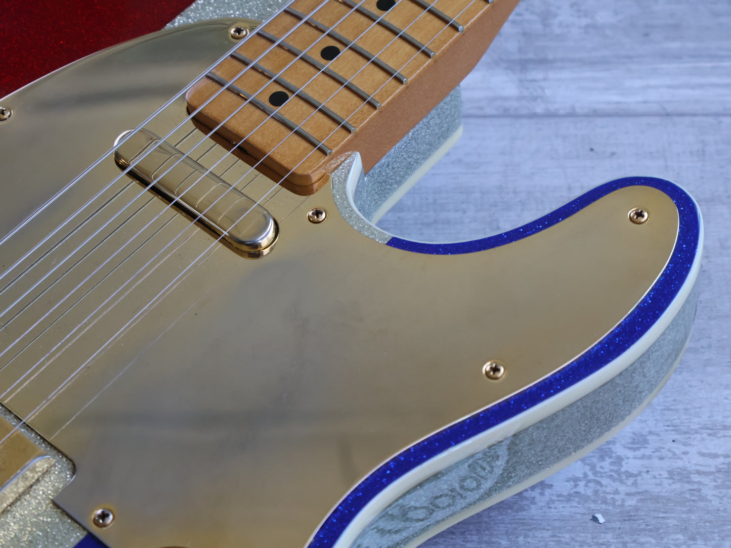 2024 Fender Limited Edition Buck Owens Telecaster (Red Silver & Blue Sparkle)