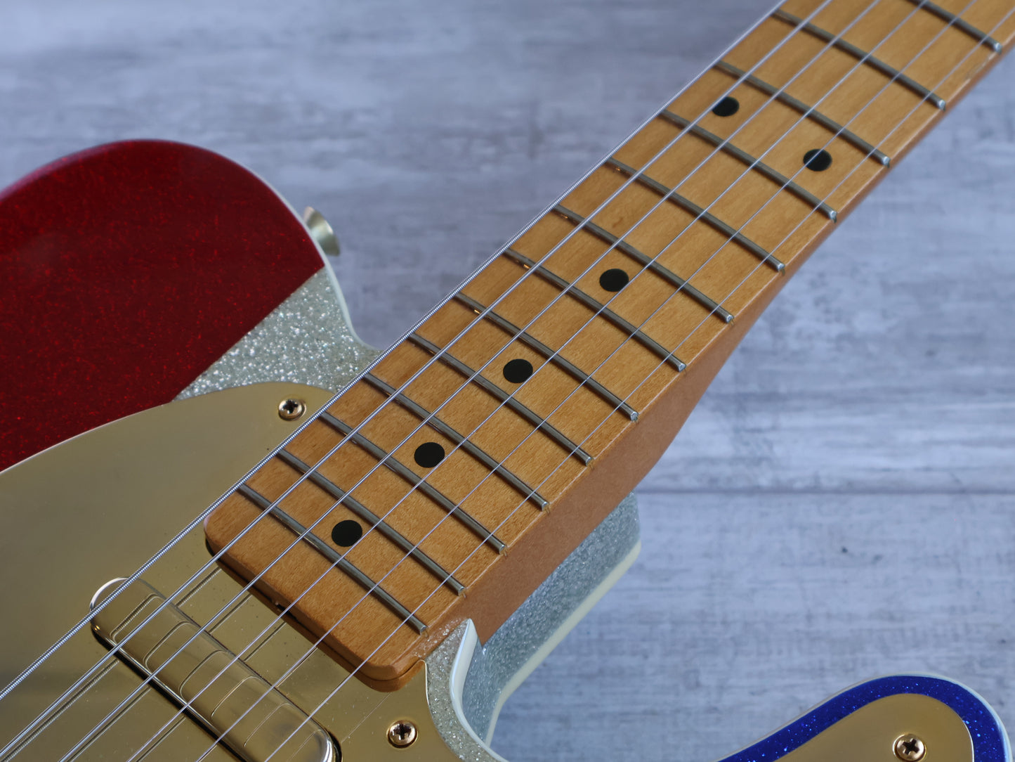 2024 Fender Limited Edition Buck Owens Telecaster (Red Silver & Blue Sparkle)