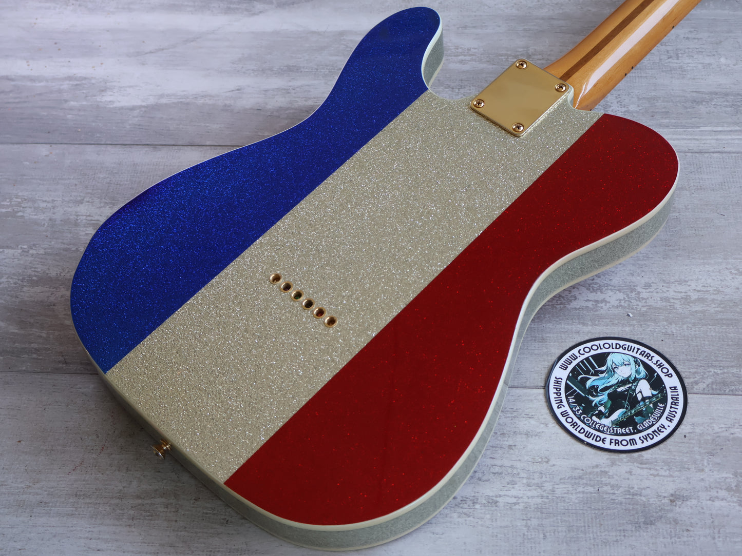 2024 Fender Limited Edition Buck Owens Telecaster (Red Silver & Blue Sparkle)