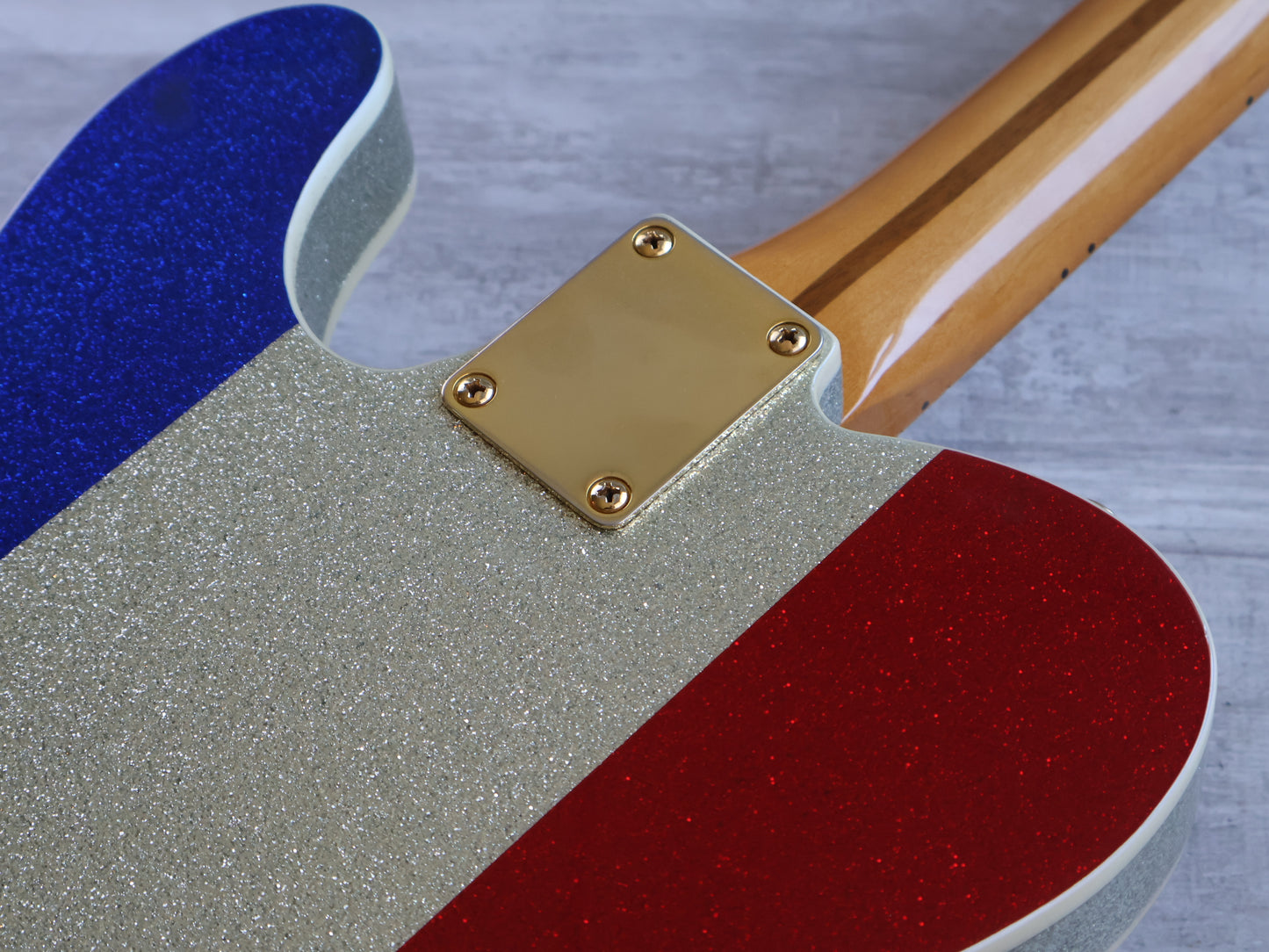 2024 Fender Limited Edition Buck Owens Telecaster (Red Silver & Blue Sparkle)