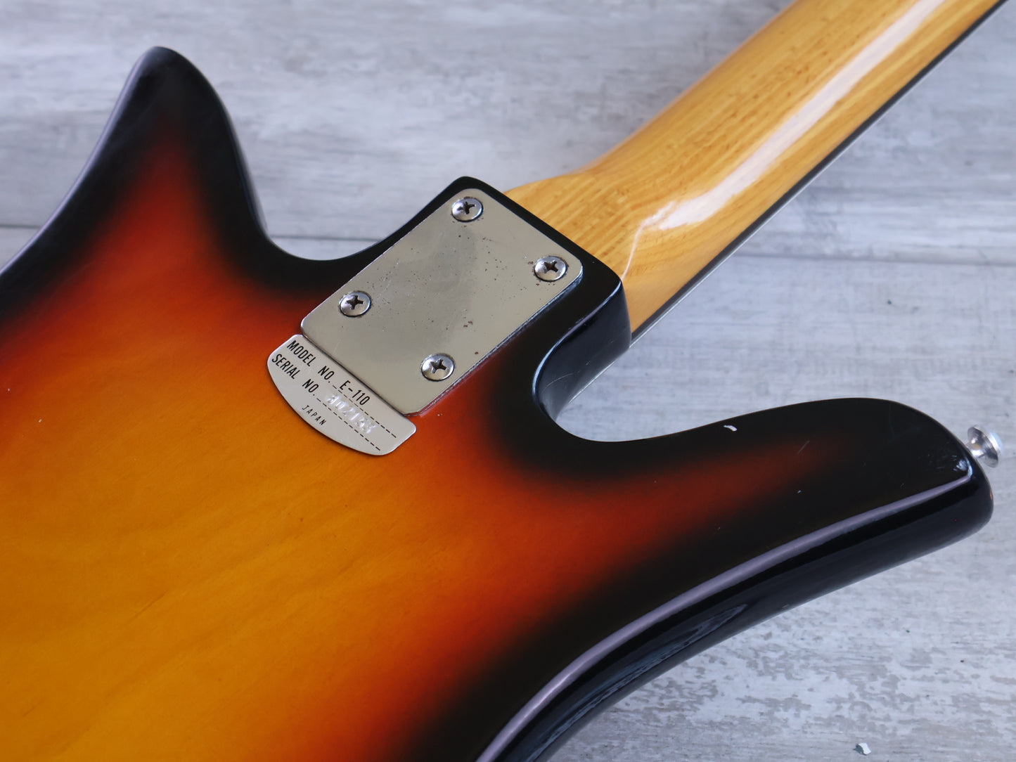 1960's Teisco Japan E-110 "Tulip" Double Cutaway (Sunburst)